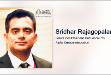 Sridhar Rajagopalan Elevated to SVP Role at Alpha Omega