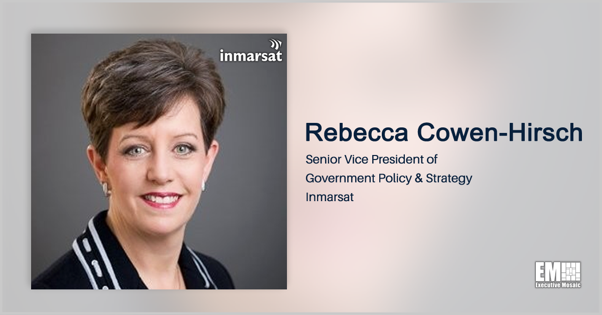 Executive Spotlight With Inmarsat SVP Rebecca Cowen-Hirsch Discusses Company Strategies, Use of 5G, IoT Capabilities on Global Network Development