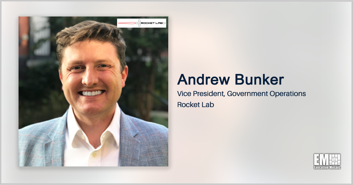 Former ULA Exec Andrew Bunker Joins Rocket Lab as Government Operations VP