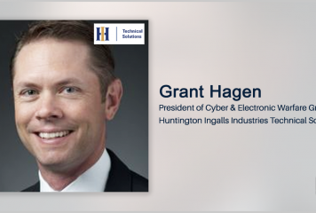 Grant Hagen Promoted to Cyber & EW Group President Within HII Technical Solutions Division