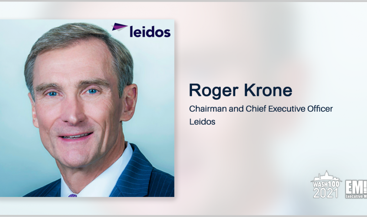 Leidos Announces 2030 Sustainability Goals; Roger Krone Quoted