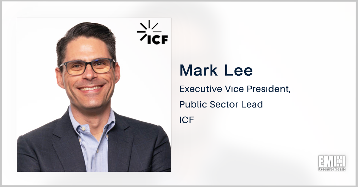 Mark Lee: ICF to Continue Providing HHS Component With Technical Assistance