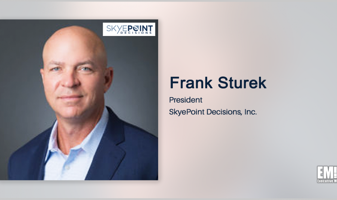 SkyePoint to Help Secure ICE Network With AI Tech; Frank Sturek Quoted