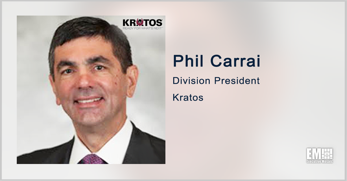 Phil Carrai: Kratos to Provide Satellite Products, Services to Support Defense Customer