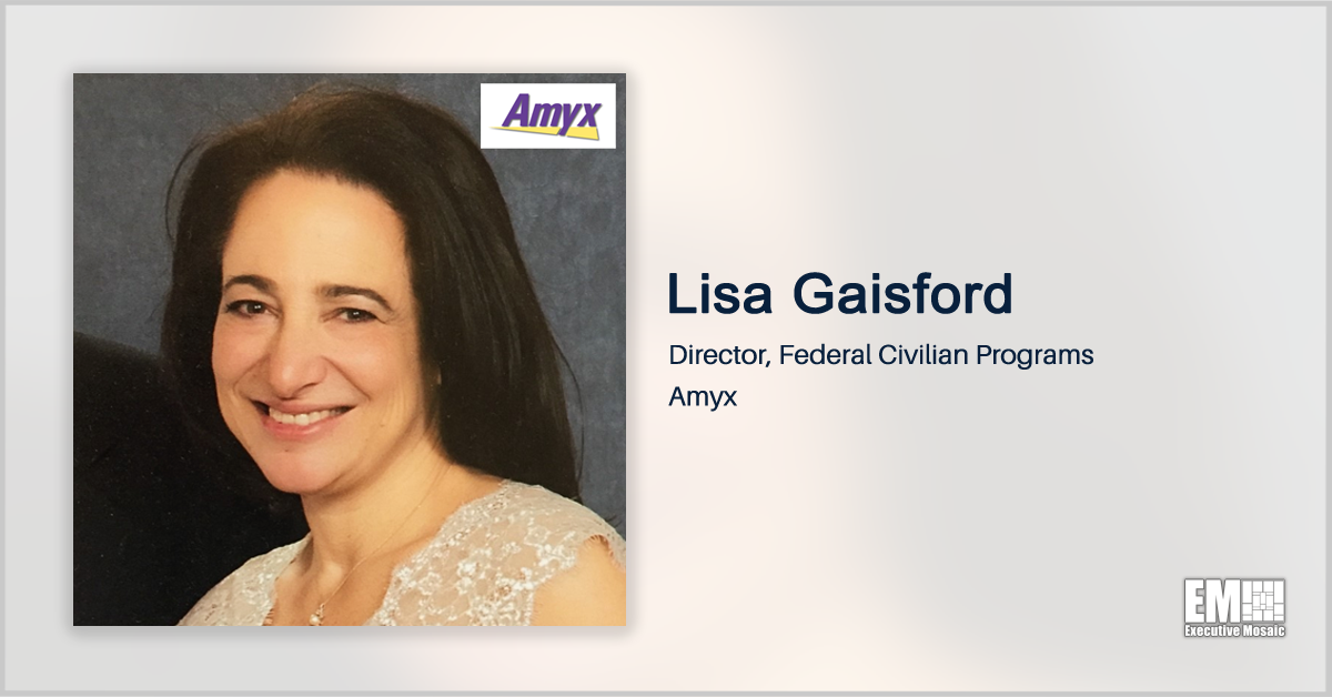 Amyx Names Lisa Gaisford Director of Federal Civilian Programs