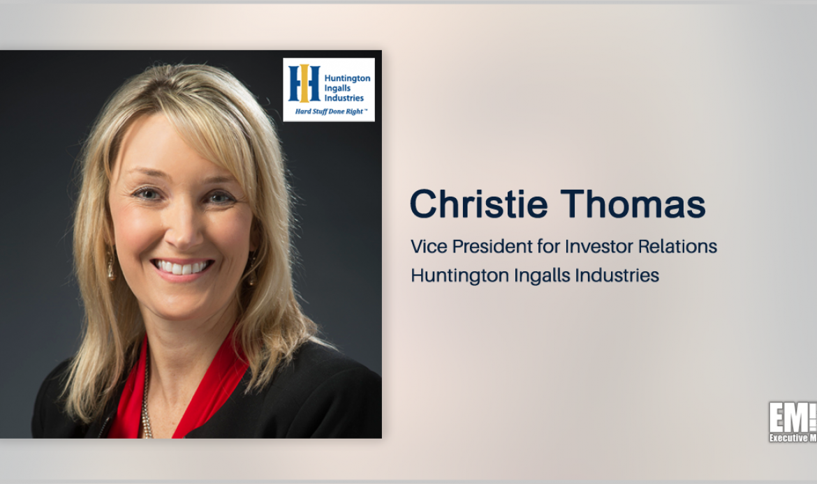 Christie Thomas Promoted to HII Corporate VP of Investor Relations
