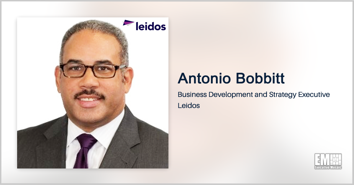 Antonio Bobbitt Named Business Development, Strategy Exec at Leidos
