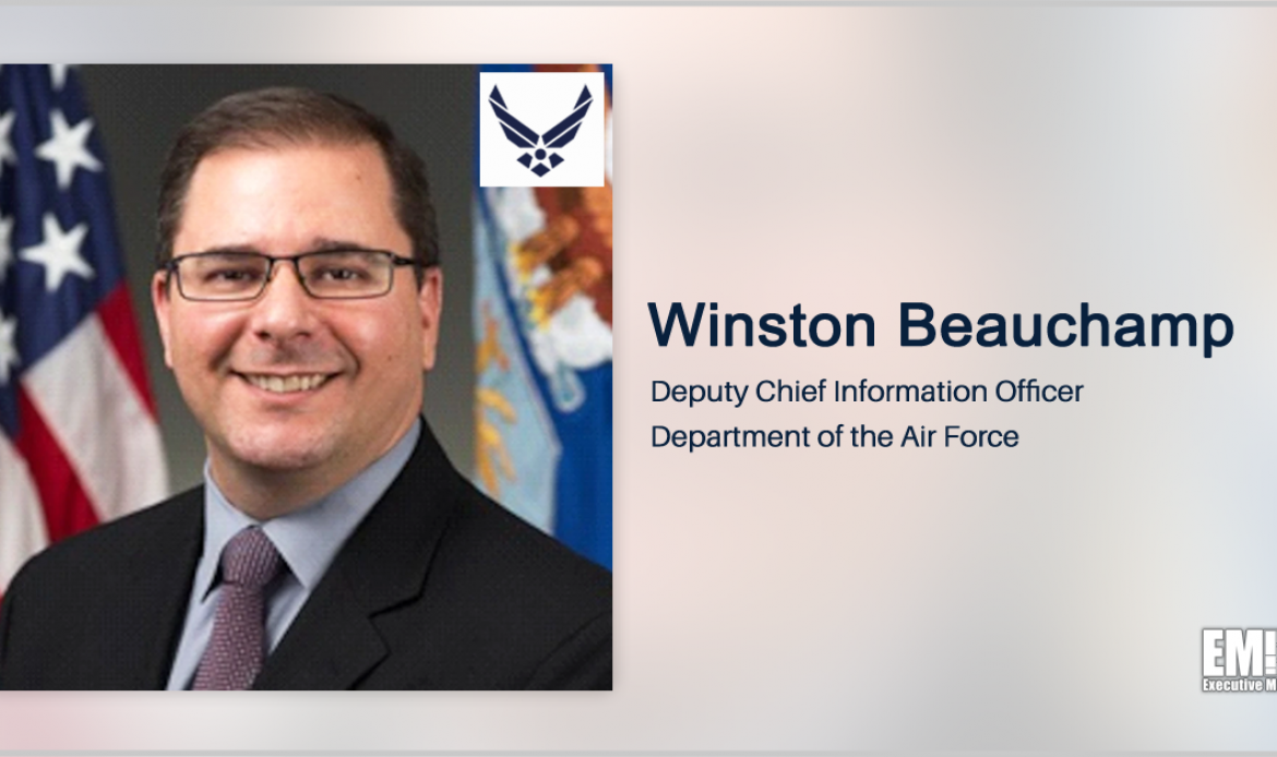 Air Force Deputy CIO Winston Beauchamp Delivers Keynote Address on Enterprise IT Modernization During Potomac Officers Club Forum