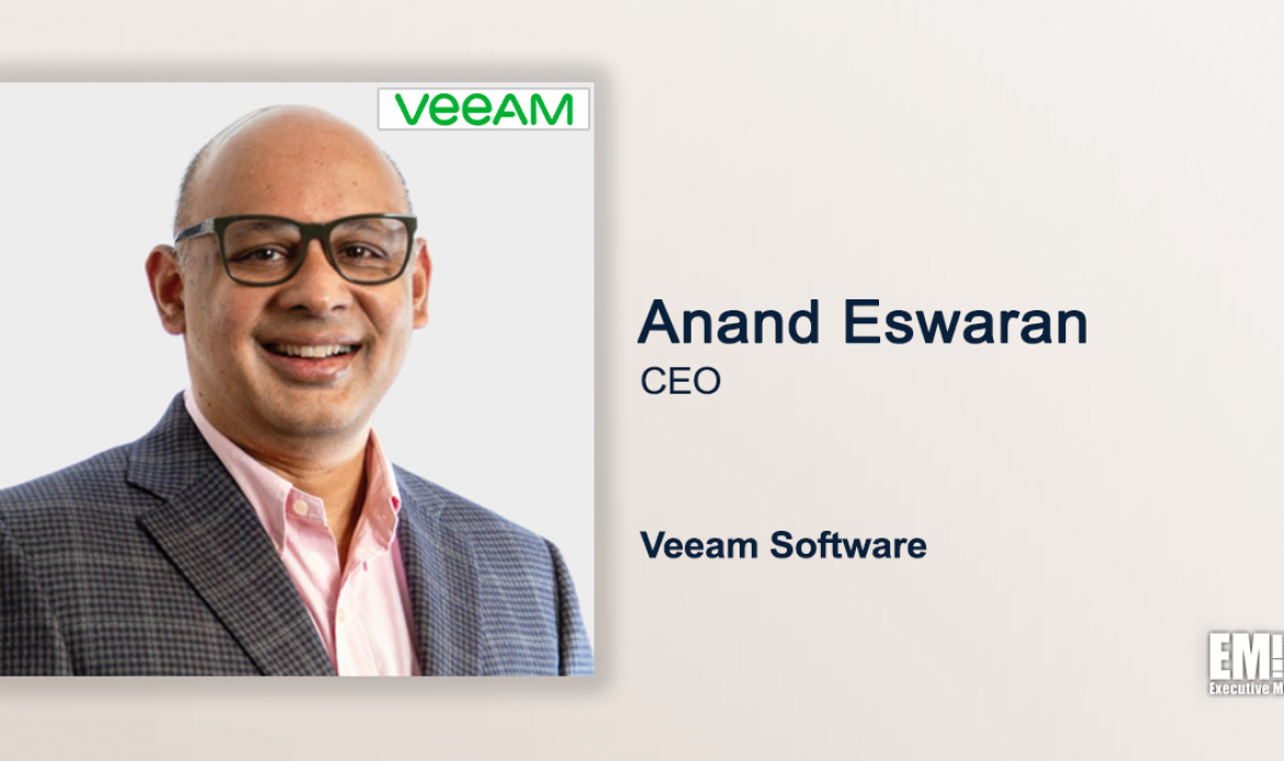 Former Microsoft Exec Anand Eswaran Named CEO of Veeam Software