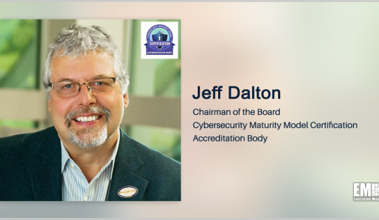 Jeff Dalton Elected Board Chair at CMMC Accreditation Body