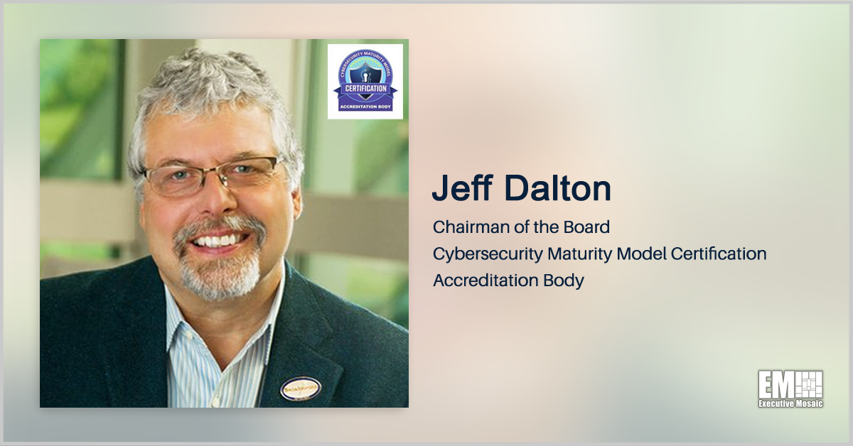 Jeff Dalton Elected Board Chair at CMMC Accreditation Body