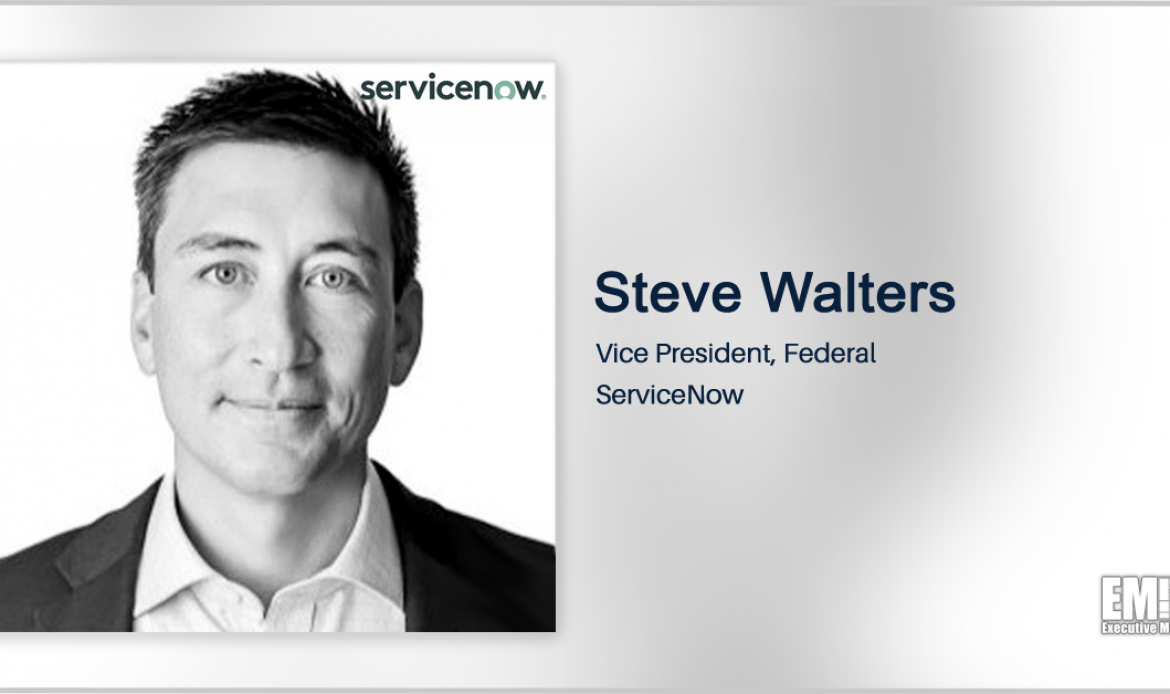 ServiceNow to Help Modernize IRS Systems; Steve Walters Quoted