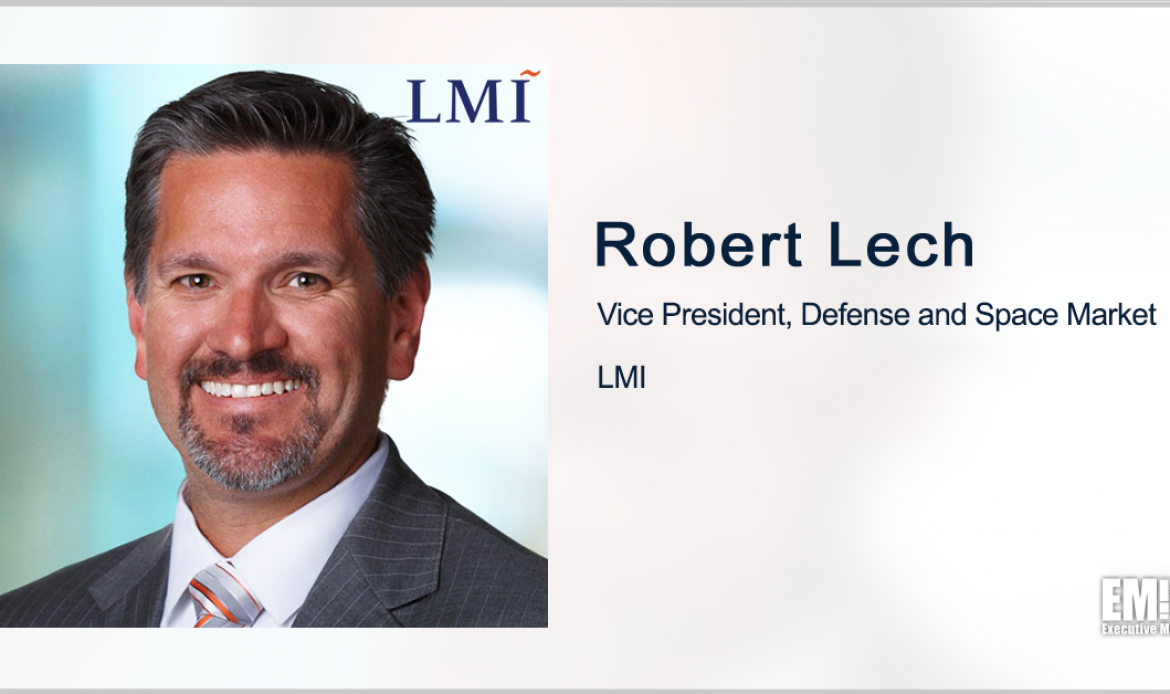 DOD Taps LMI for Data Migration Work; Robert Lech Quoted