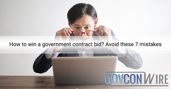 win a government contract bid