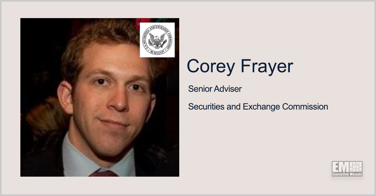 Former Senate Staffer Corey Frayer Named SEC Senior Adviser for Crypto Oversight