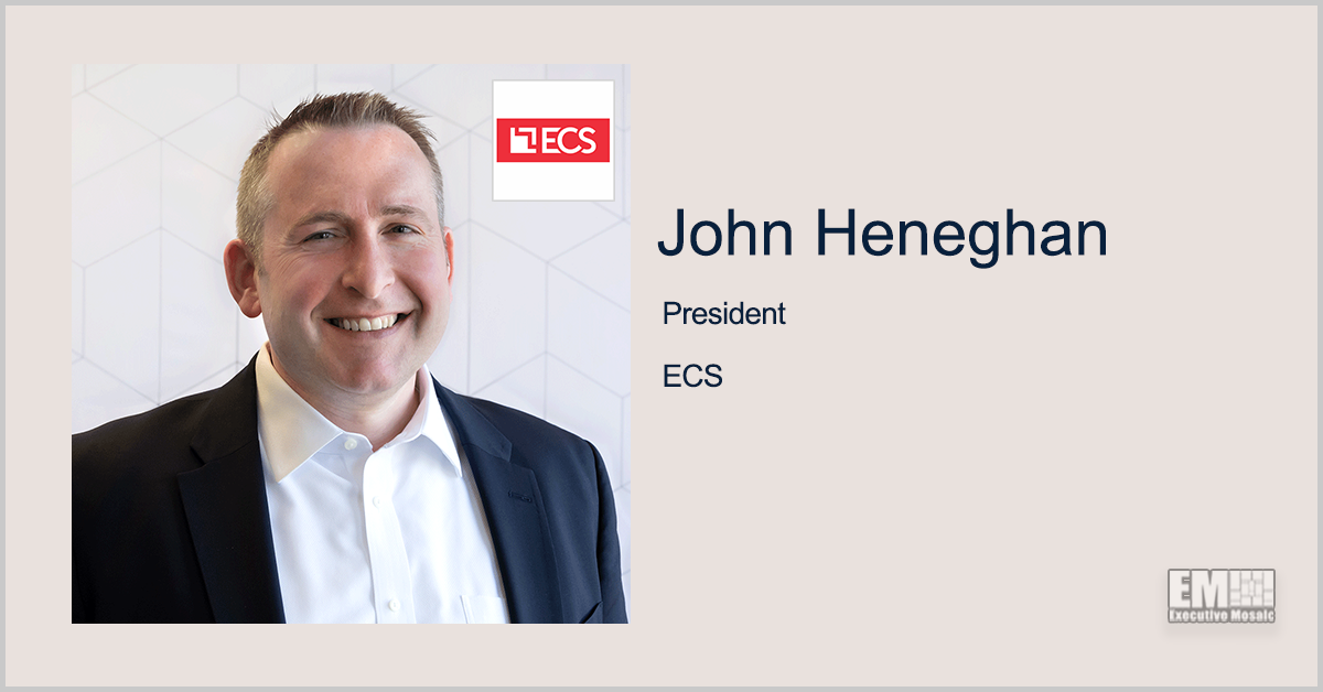 John Heneghan Takes ECS Helm as New President