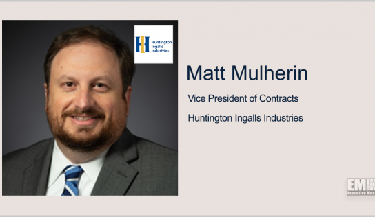 Matt Mulherin Promoted to HII Newport News Shipbuilding VP of Contracts