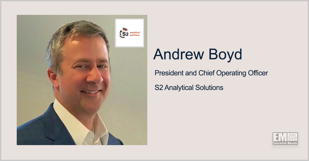 Andrew Boyd Named S2 Analytical Solutions President, COO