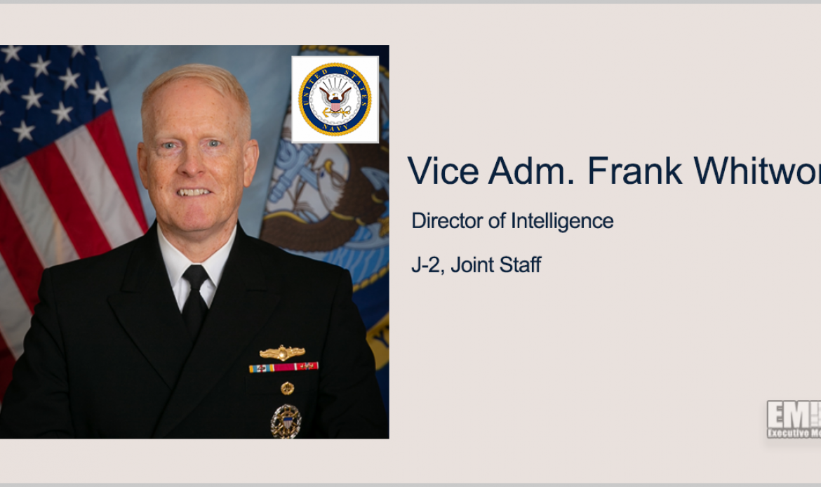 Vice Adm. Frank Whitworth Nominated to NGA Director Role