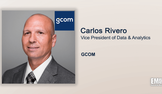 Former Virginia Chief Data Officer Carlos Rivero Named GCOM Data, Analytics VP