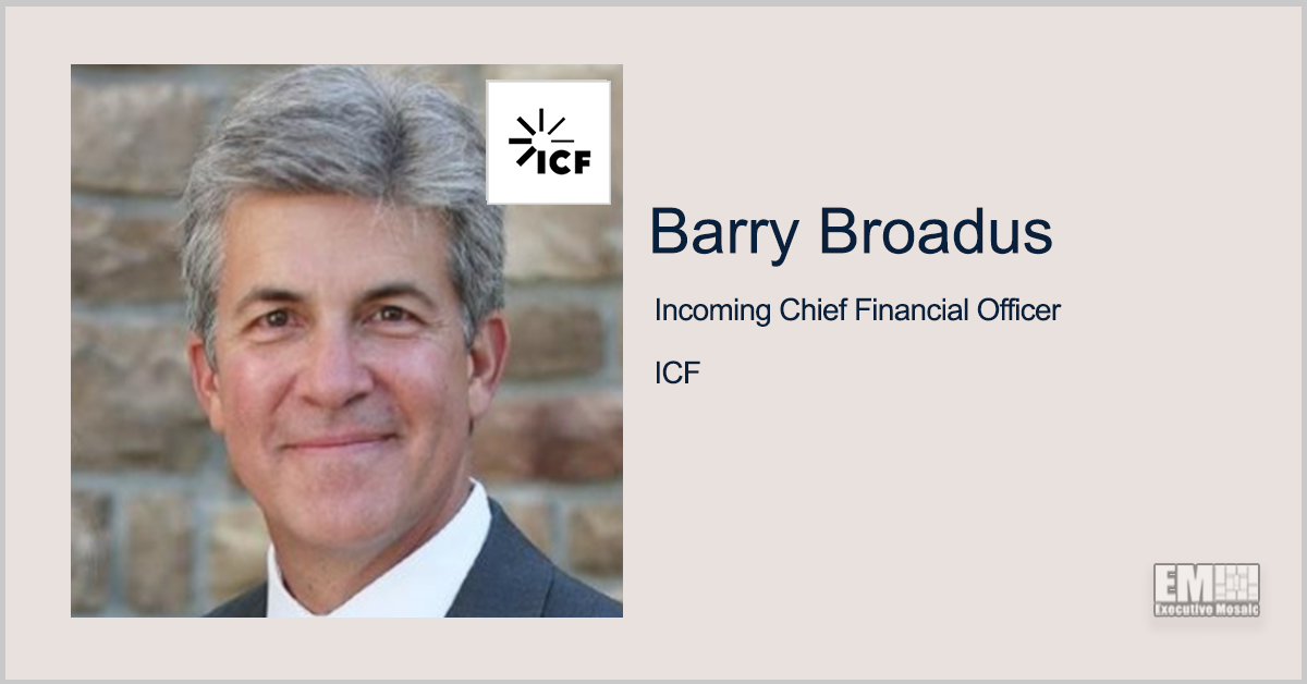 Former Dovel Exec Barry Broadus to Succeed Bettina Garcia Welsh as ICF’s Finance Chief