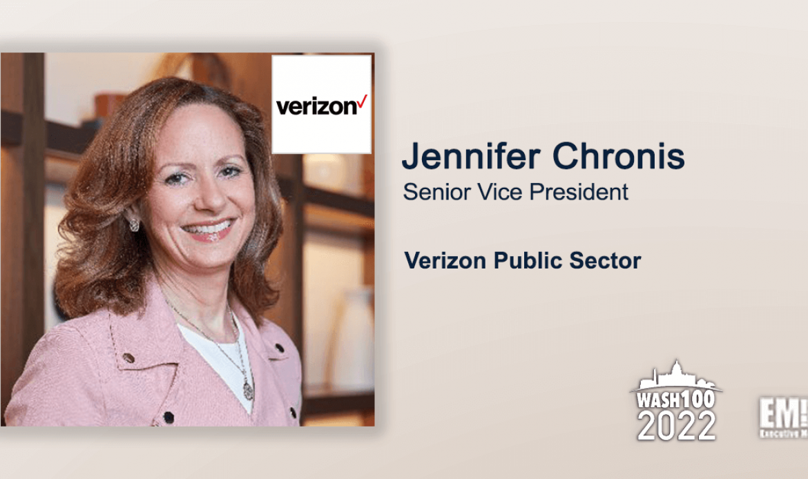 Jennifer Chronis, Verizon Public Sector SVP, Earns 2nd Wash100 Recognition