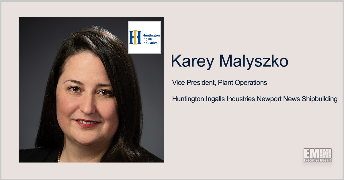 Karey Malyszko Promoted to HII Newport News Shipbuilding VP for Plant Operations