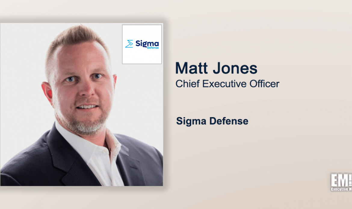 Sigma Defense Intros New Corporate Brand Identity; Matt Jones Quoted