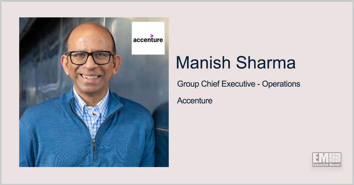 Manish Sharma to Become Accenture COO in March