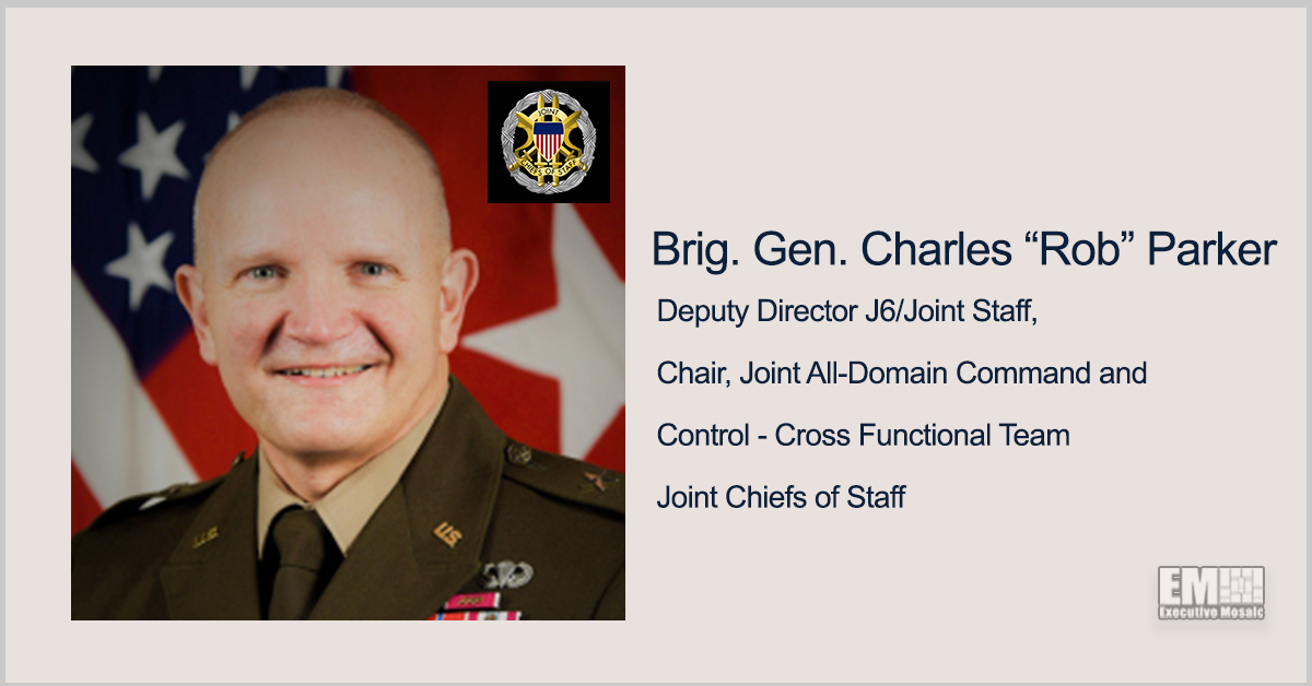 Brig. Gen. Rob Parker to Headline Information Dominance Forum for Potomac Officers Club’s JADC2 Series Brig. Gen. Rob Parker to Headline Information Dominance Forum for Potomac Officers Club’s JADC2 Series