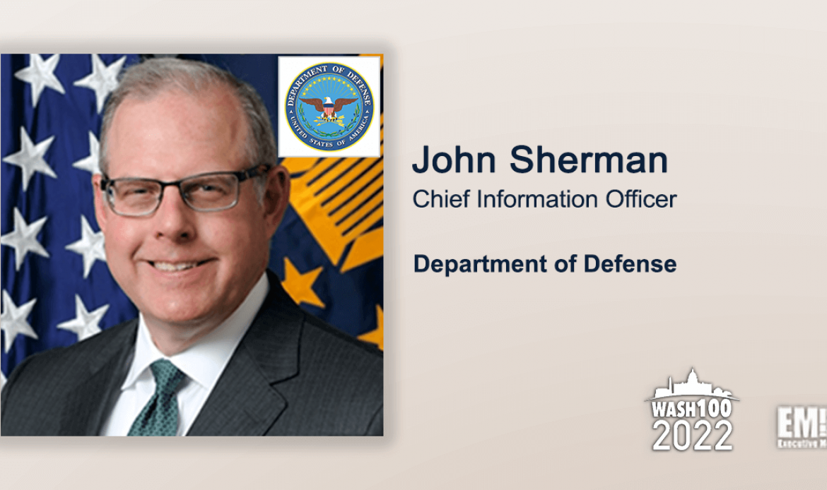 John Sherman Named Acting DOD Chief Digital and AI Officer