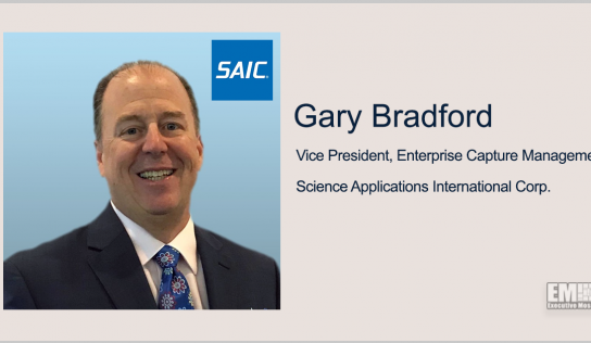 Former Perspecta Exec Gary Bradford Named SAIC Enterprise Capture Management VP