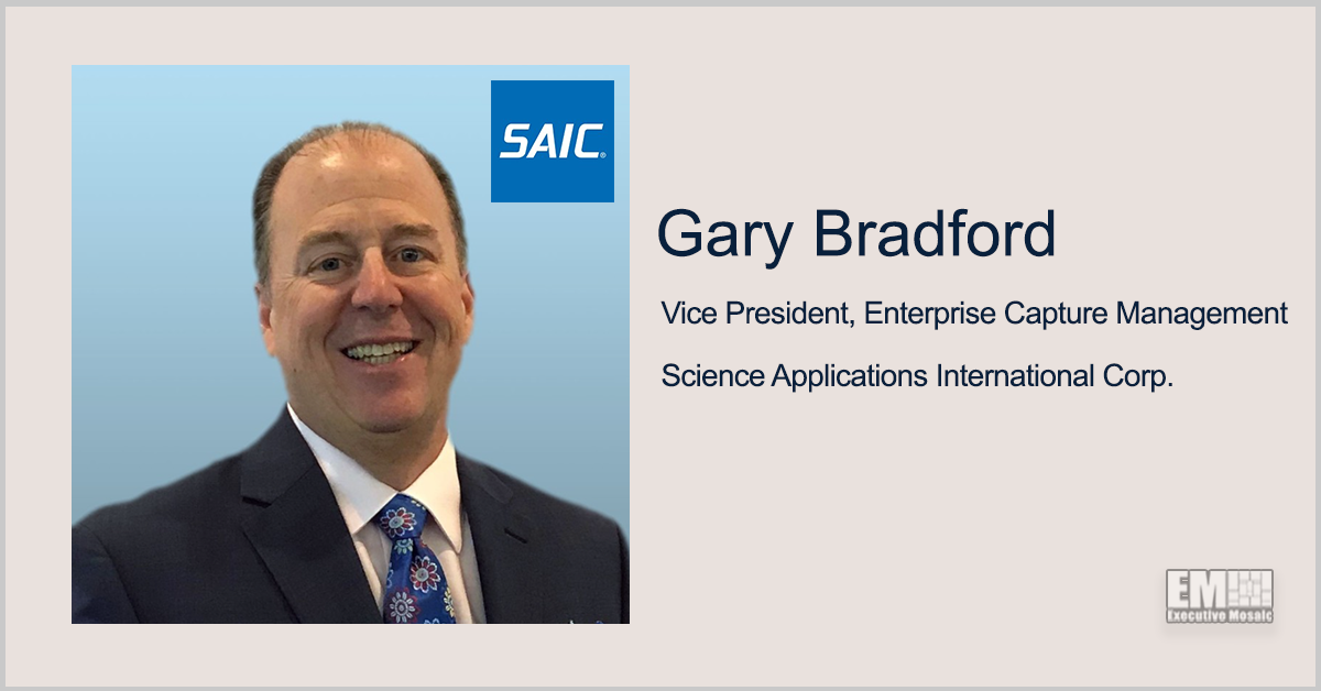 Former Perspecta Exec Gary Bradford Named SAIC Enterprise Capture Management VP