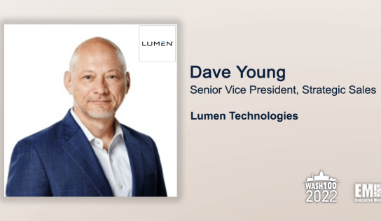 Dave Young, Lumen Strategic Sales SVP, Gets 3rd Wash100 Recognition