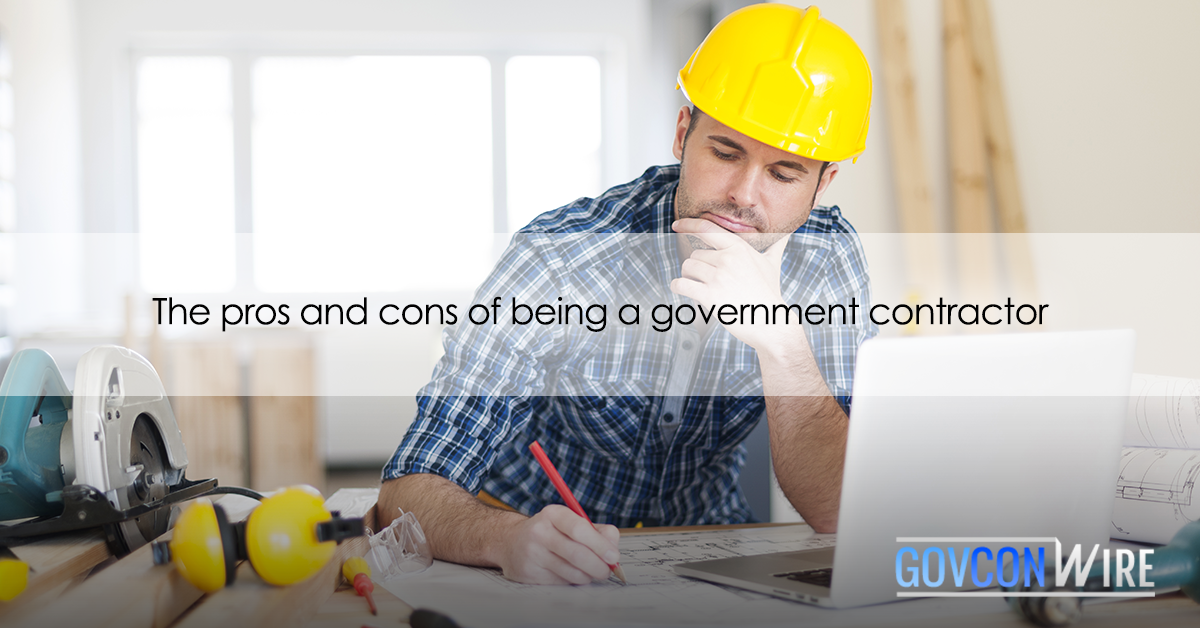 being a government contractor