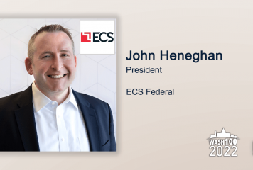 ECS President John Heneghan Gets 1st Wash100 Recognition