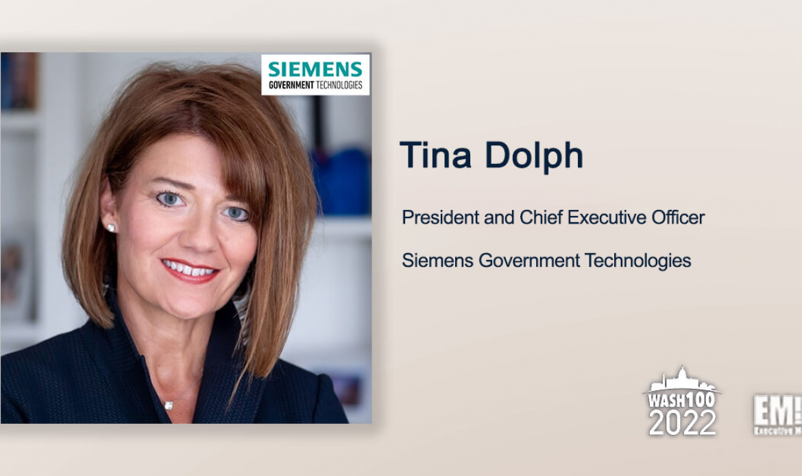 Tina Dolph, Siemens Government Technologies President & CEO, Named to 2022 Wash100 for Leadership in Smart Infrastructure and Energy Management