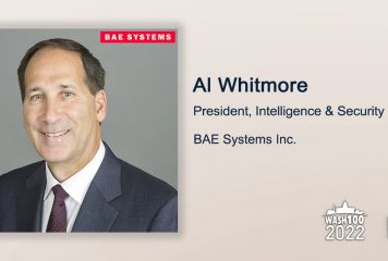 BAE Intell & Security Head Al Whitmore Gets 5th Consecutive Wash100 Induction