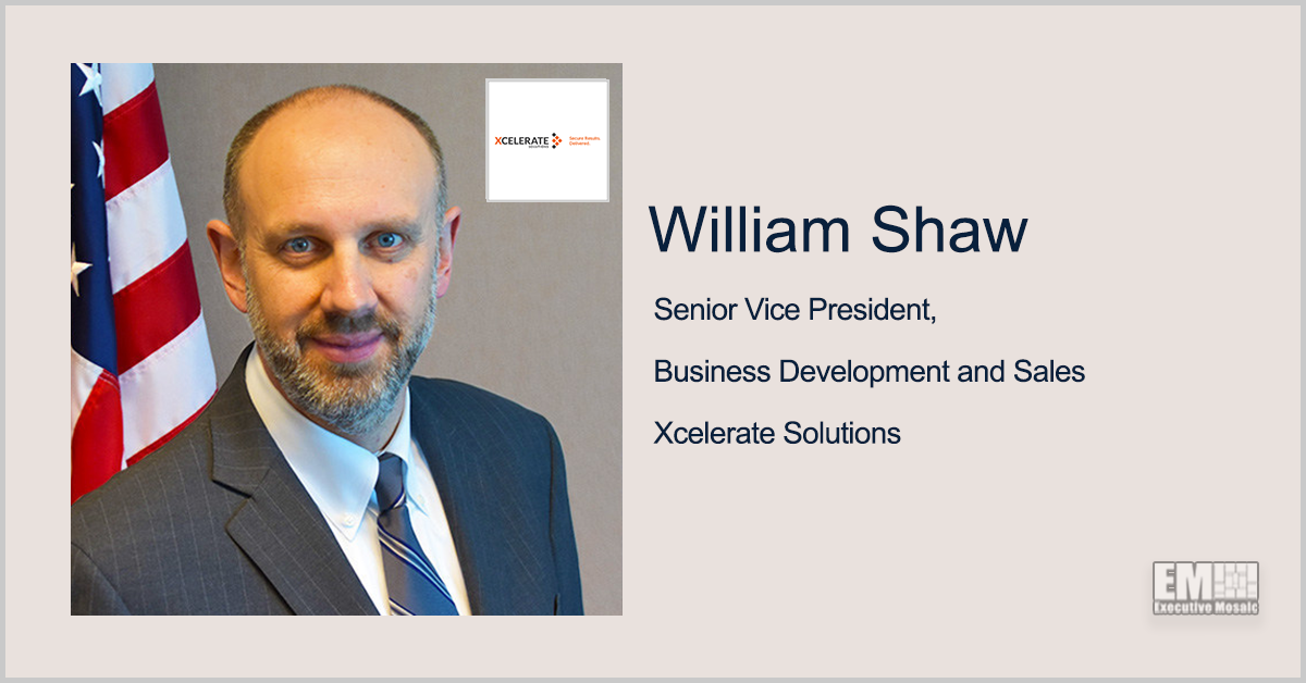 Former IBM Exec William Shaw to Serve as Xcelerate Business Development, Sales SVP