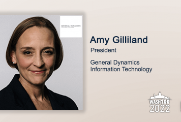 General Dynamics IT President Amy Gilliland Named to 2022 Wash100 Award for Leadership in Cloud Modernization and Cybersecurity Services