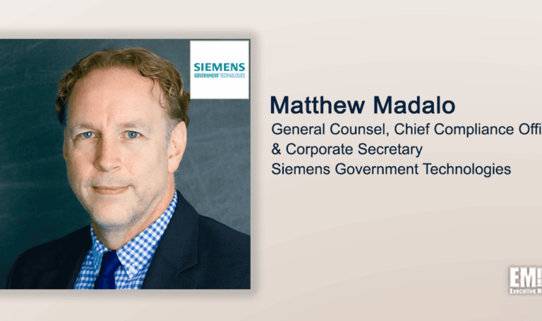 Executive Spotlight With Siemens Government Technologies’ Matthew ...