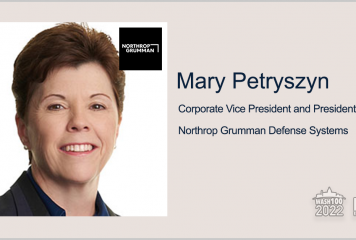 Mary Petryszyn, CVP & President of Northrop Grumman’s Defense Systems, Receives 2022 Wash100 Award for Leadership in All-Domain C2, Other Defense Capabilities & Services