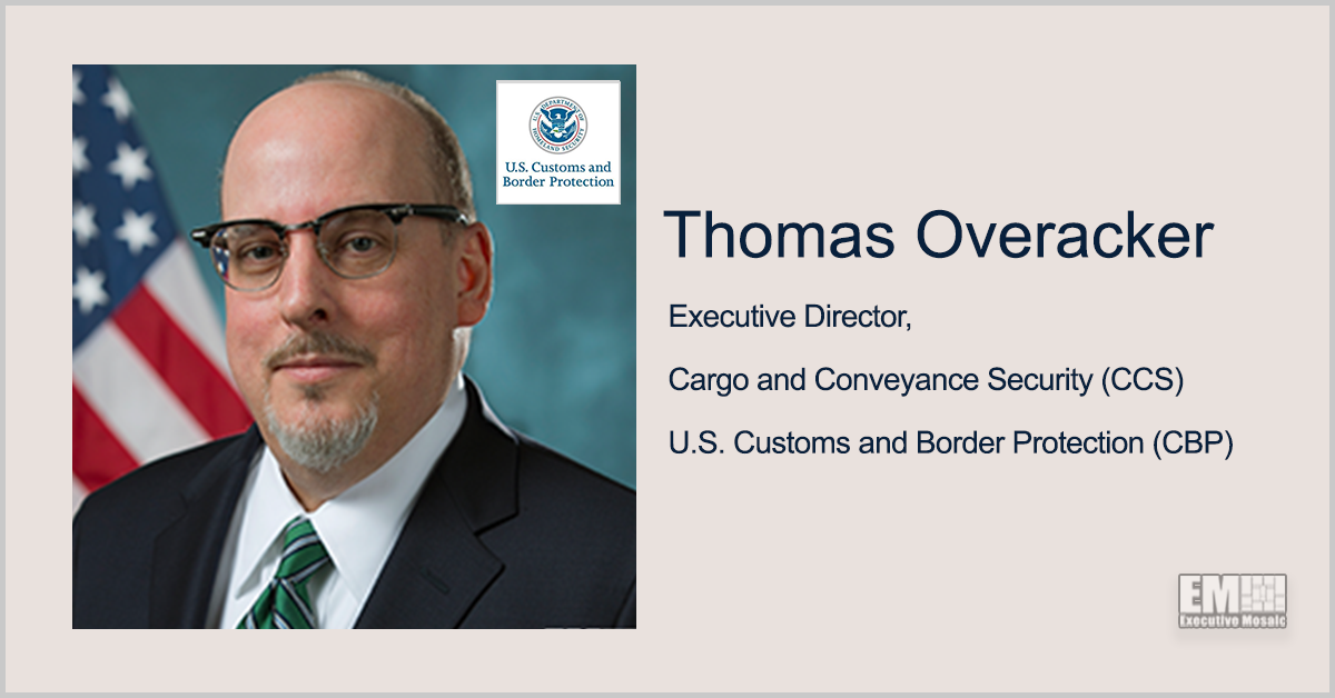 CBP’s Thomas Overacker to Headline Border Protection Forum for Potomac Officers Club