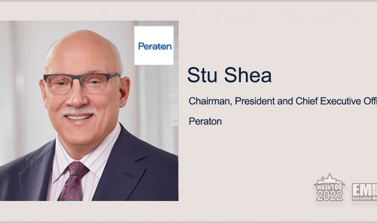 Peraton CEO Stu Shea Wins 6th Wash100 Award for Perpetuating ...