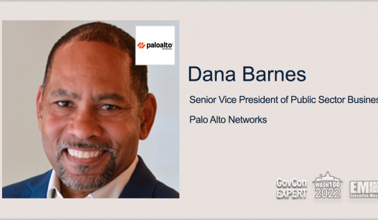 GovCon Expert Dana Barnes, SVP of Public Sector for Palo Alto Networks, Named to 2022 Wash100 for Driving Zero Trust, Federal IoT Security Adoption