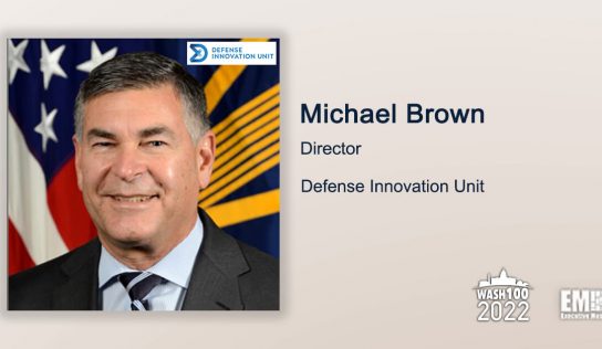 Michael Brown, Defense Innovation Unit Director, Earns 1st Wash100 Recognition