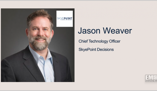 Jason Weaver Promoted to SkyePoint Decisions CTO; Frank Sturek Quoted