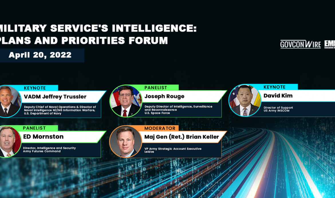 Army, Space Force Officials to Join Panel Discussion on Service Intelligence Plans & Priorities