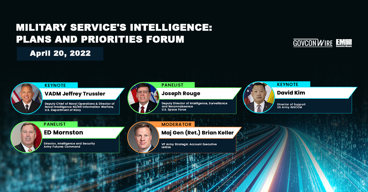 Army, Space Force Officials to Join Panel Discussion on Service Intelligence Plans & Priorities