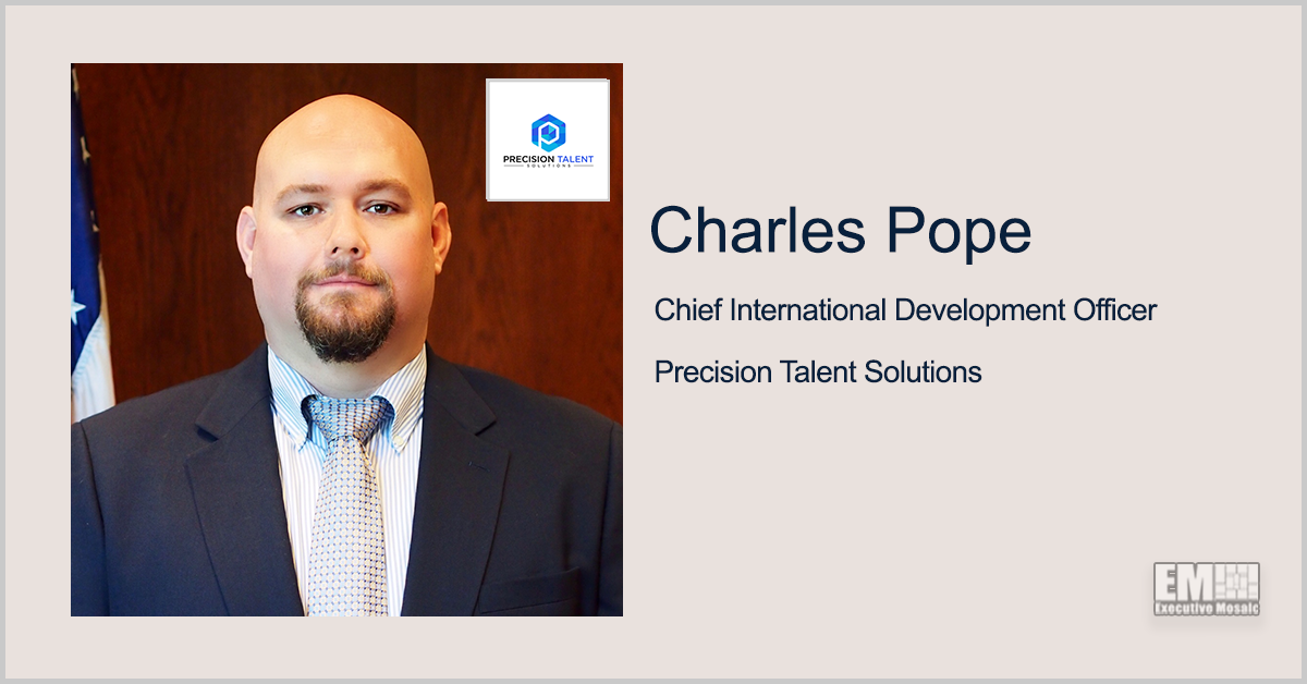 USAID Vet Charles Pope Named Chief International Development Officer at Precision Talent Solutions